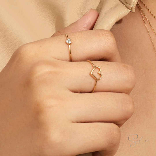 Open Heart Ring