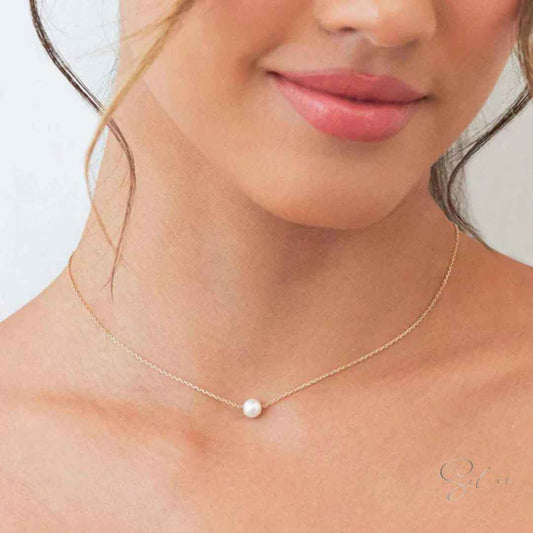 Single Pearl Necklace