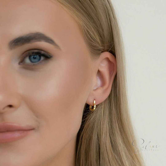 Heart Hoop Earrings