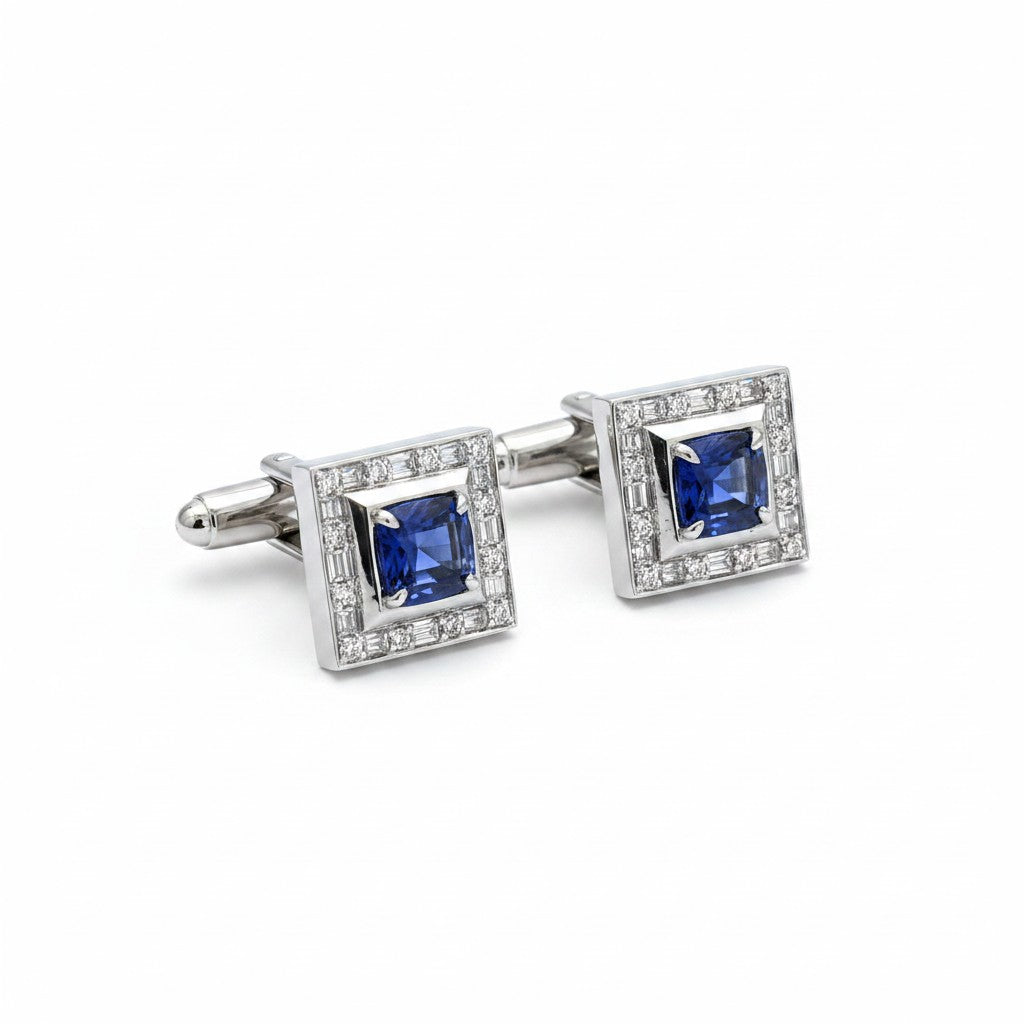 Halo Cufflinks - 925 Silver