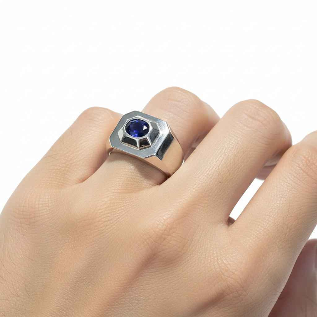 Cobalt Signet Ring