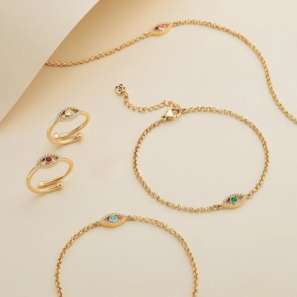 Personalised Evil Eye Necklace