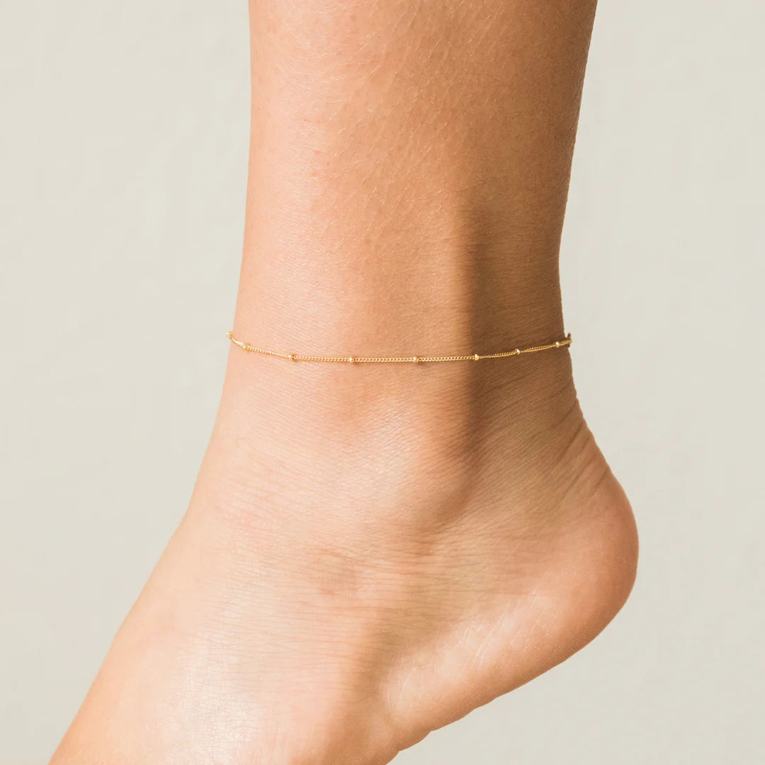 Dainty Satellite Chain Anklet