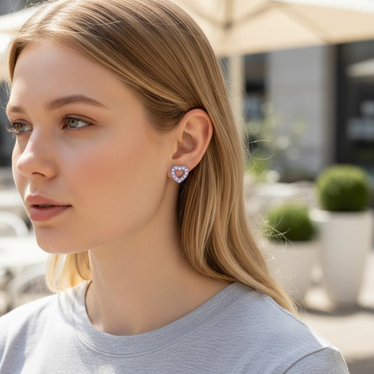 Shine Heart Earrings