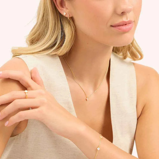 Mini Pearl Clover Studs