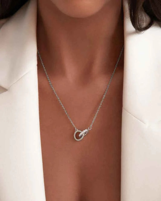 Crystal Ring Necklace