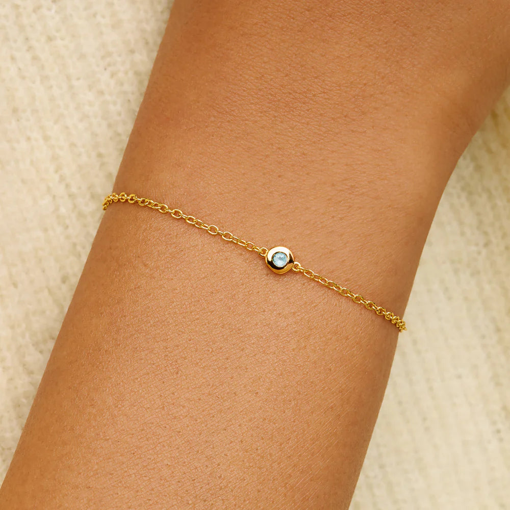 Fine Molten Birthstone Bracelet