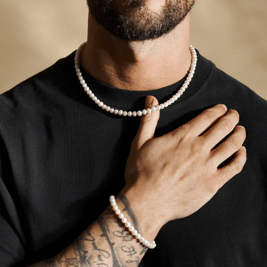 Rounded Pearl Bracelet