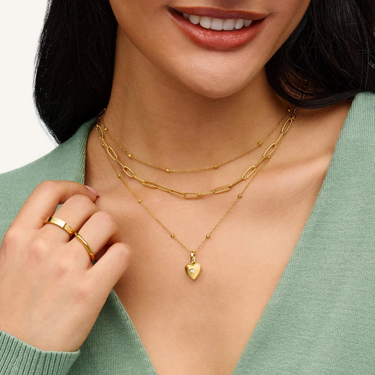 Heart Photo Locket Necklace