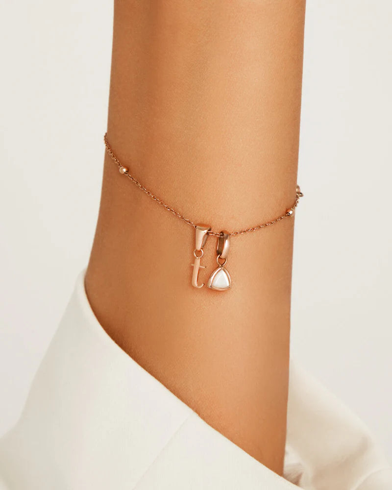 Lowercase Initial Bracelet
