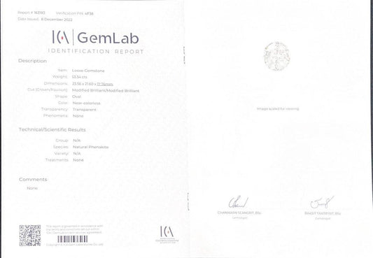 53.39 Cts MUSEUM Grade Natural Phenakite Rare Mineral -(UH) - Baza Boutique