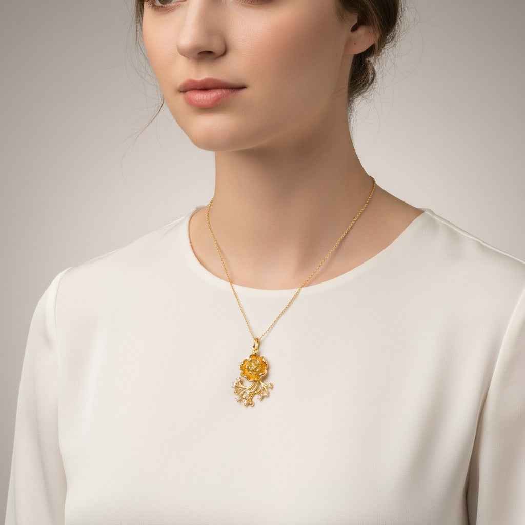 Golden Bloom Pendant (Copy)