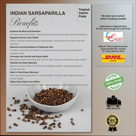 Organic Indian Sarsaparilla - Baza Boutique