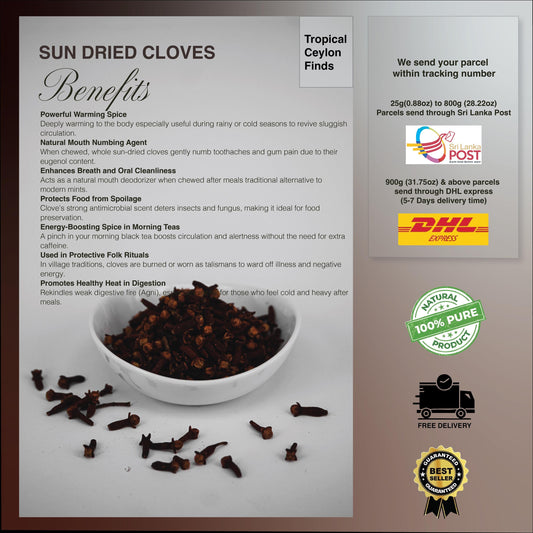 Sun-Dried Organic Cloves - Baza Boutique