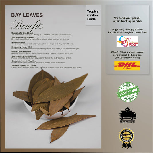 Organic Bay Leaves - Baza Boutique
