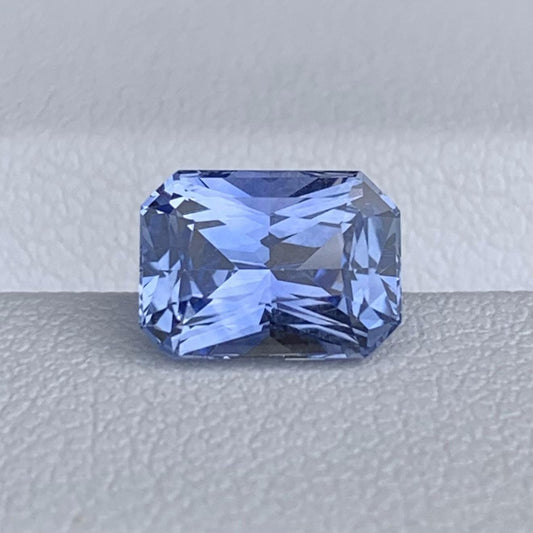 Natural Radiant Cut Blue Sapphire 2.28ct - (H)