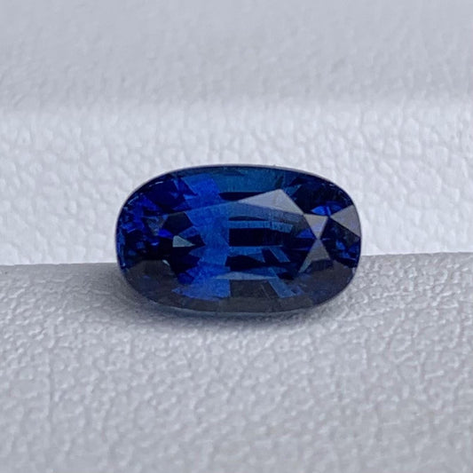 Natural Cushion Cut Royal Blue Sapphire 2.10ct - (H)