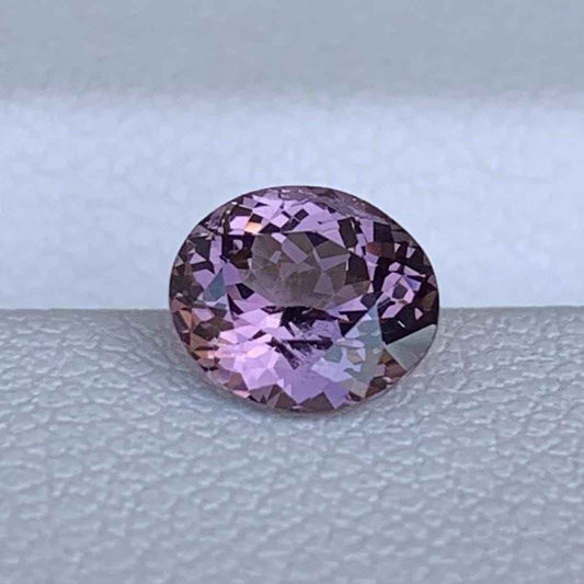Natural Lavender Spinel 1.01ct Oval Cut Gemstone with Soft Pastel Hue