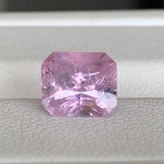 Pink Sapphire 2.84ct Unheated Natural Radiant Cut Pink Sapphire Gemstone for Fine Jewelry