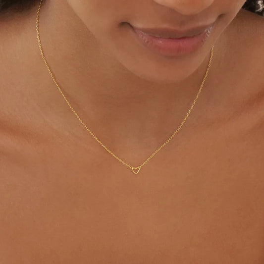 Classic Heart Necklace - Baza Boutique