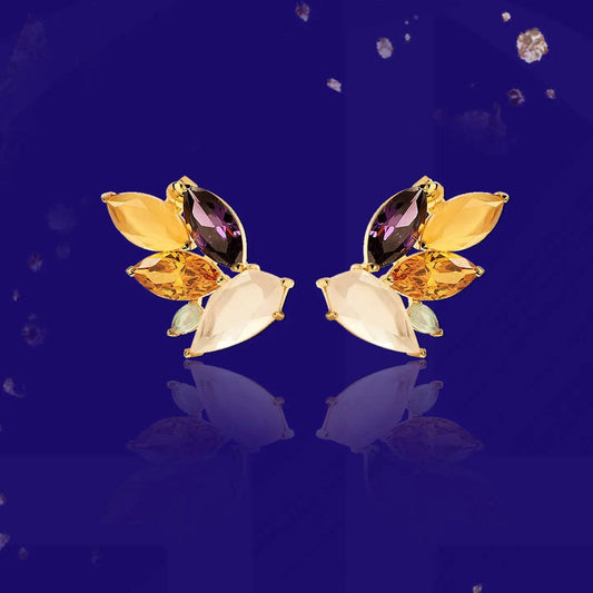 Sterling Silver Angel Wing Earrings: Gifts for Her, Silver Ear Climber Jewelry - Baza Boutique