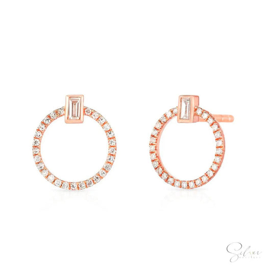 Ear Pockets Earring Claw Studs - Dainty Fall Earring in Sterling Silver - Baza Boutique