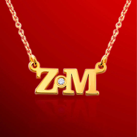 Layered Initial Necklace