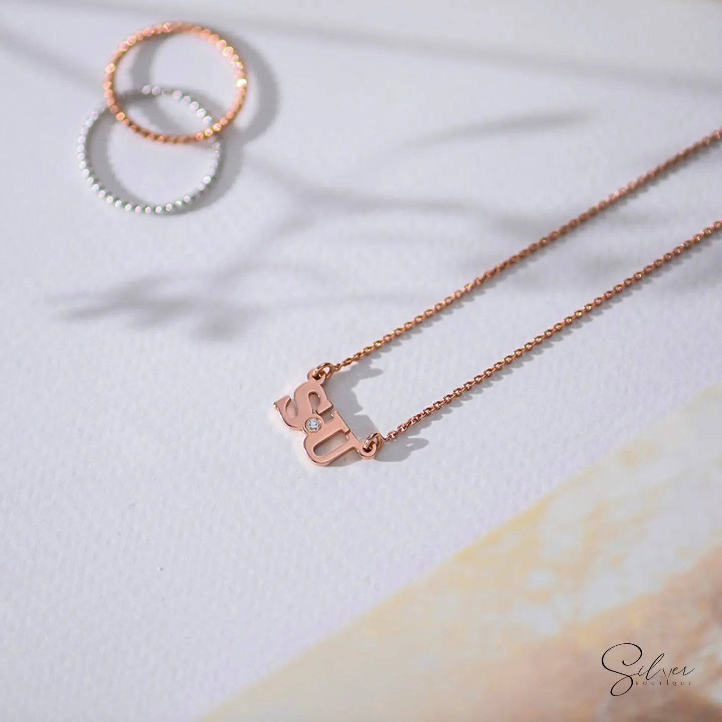Layered Initial Necklaces for Women - Personalized and Elegant - Baza Boutique