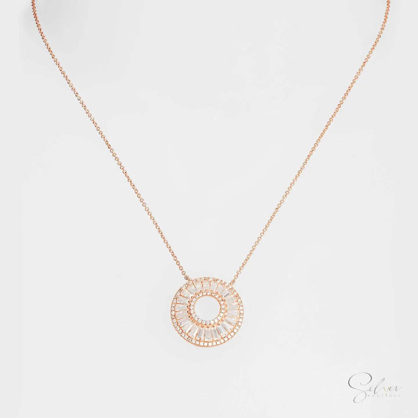 Baguette Necklace - Baza Boutique