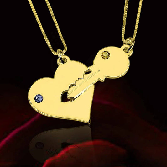 Key to My Heart Necklace Set