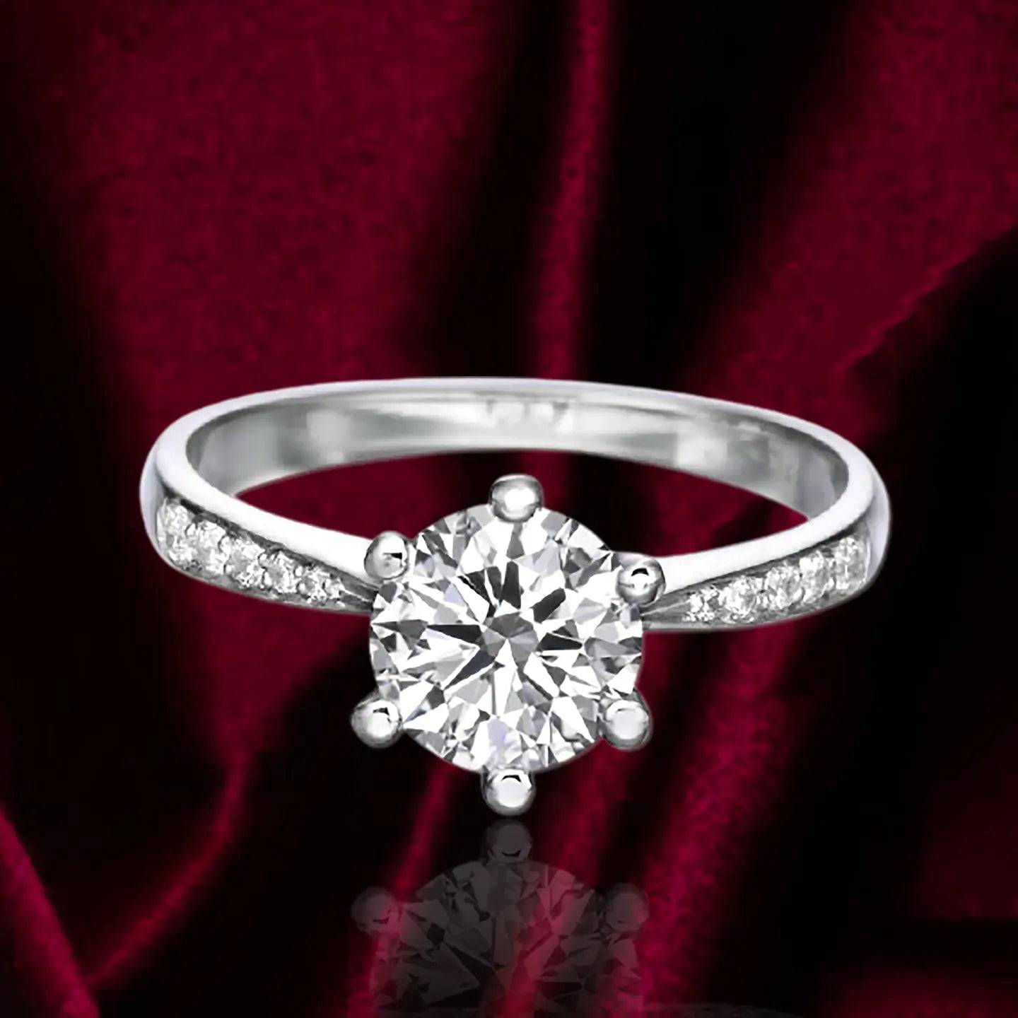 Signature bougainvillèa, Unique Engagement Stone Ring Design, Handmade Sterling Silver Ring, Gold, Silver & Rose Gold - Baza Boutique