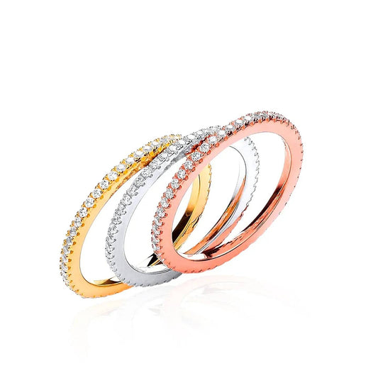 Stacking Band Ring - Minimalistic Ring - Baza Boutique