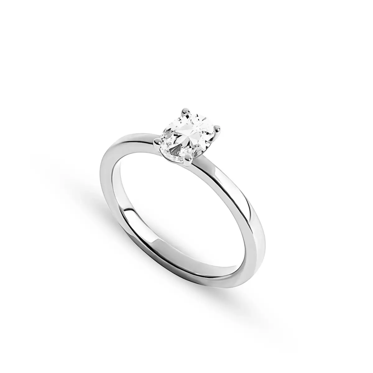 Oval Cut Solitaire Ring
