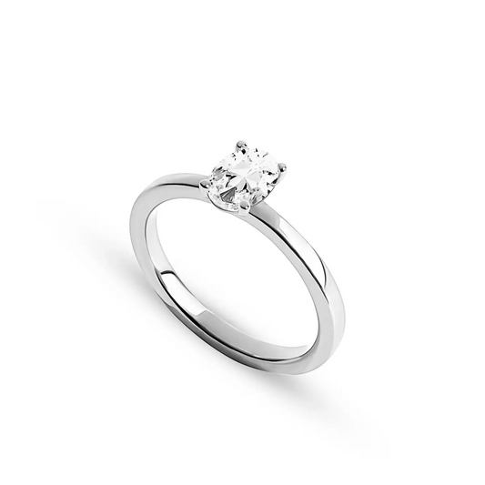 Oval Cut Solitaire Ring