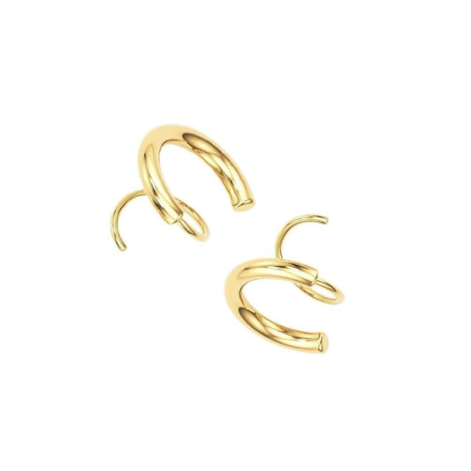 Double Hoop Earring