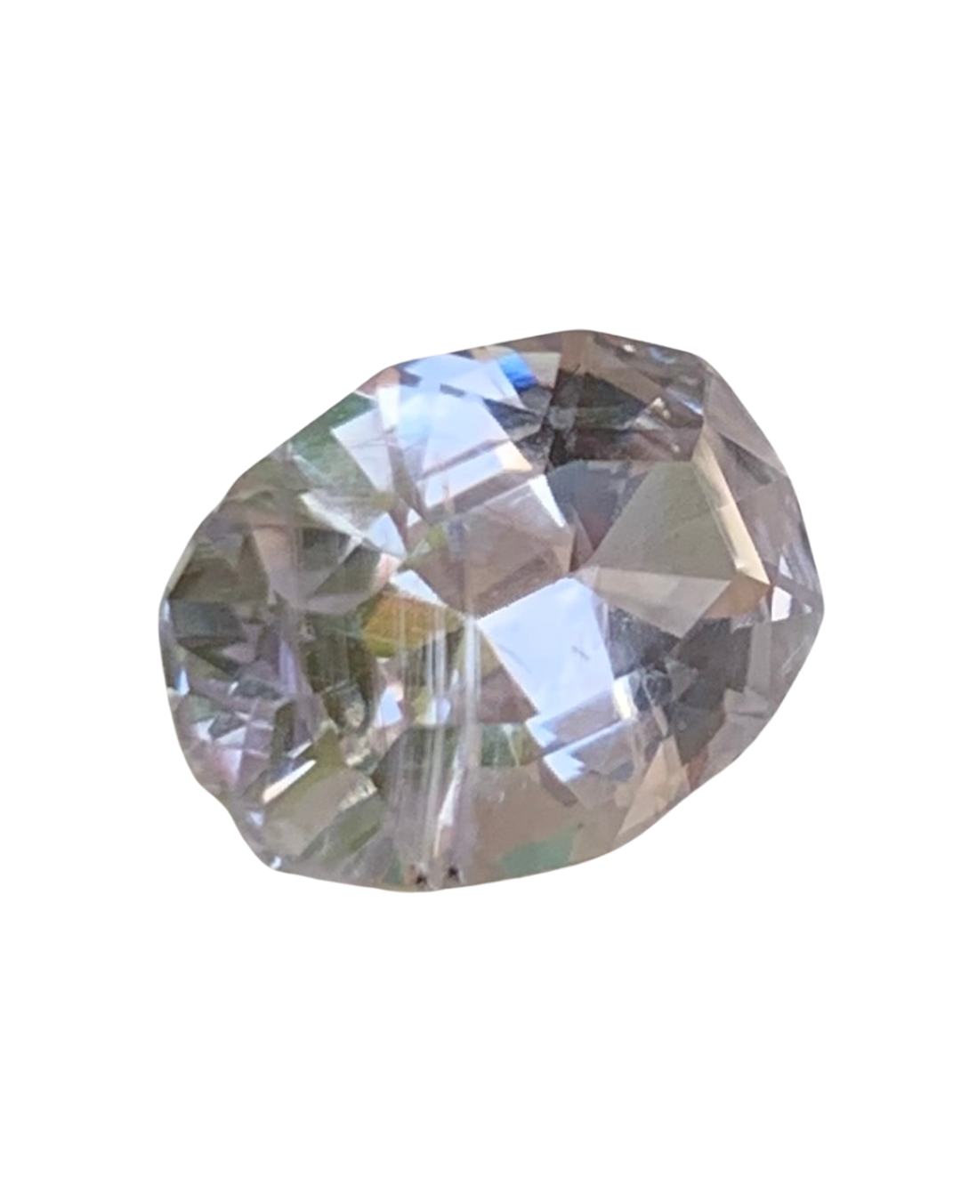 Natural Lavender Peach Sapphire – 3.22 Carats - (UH)