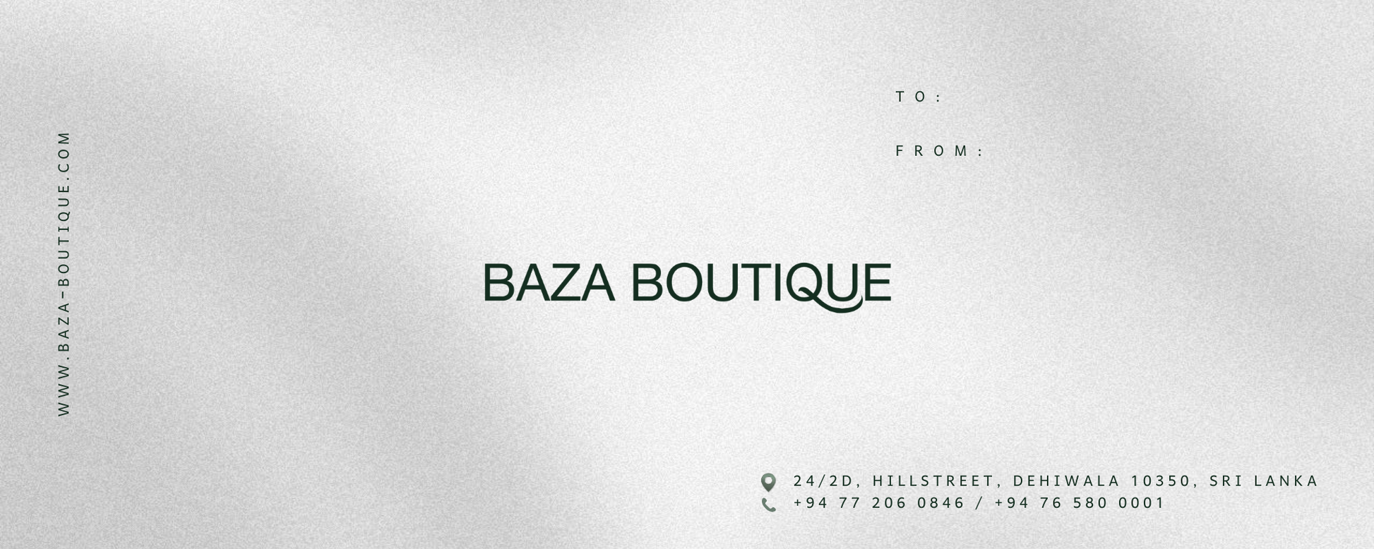 Gift Vouchers - Baza Boutique