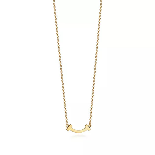 Mini Smile Pendant Necklace