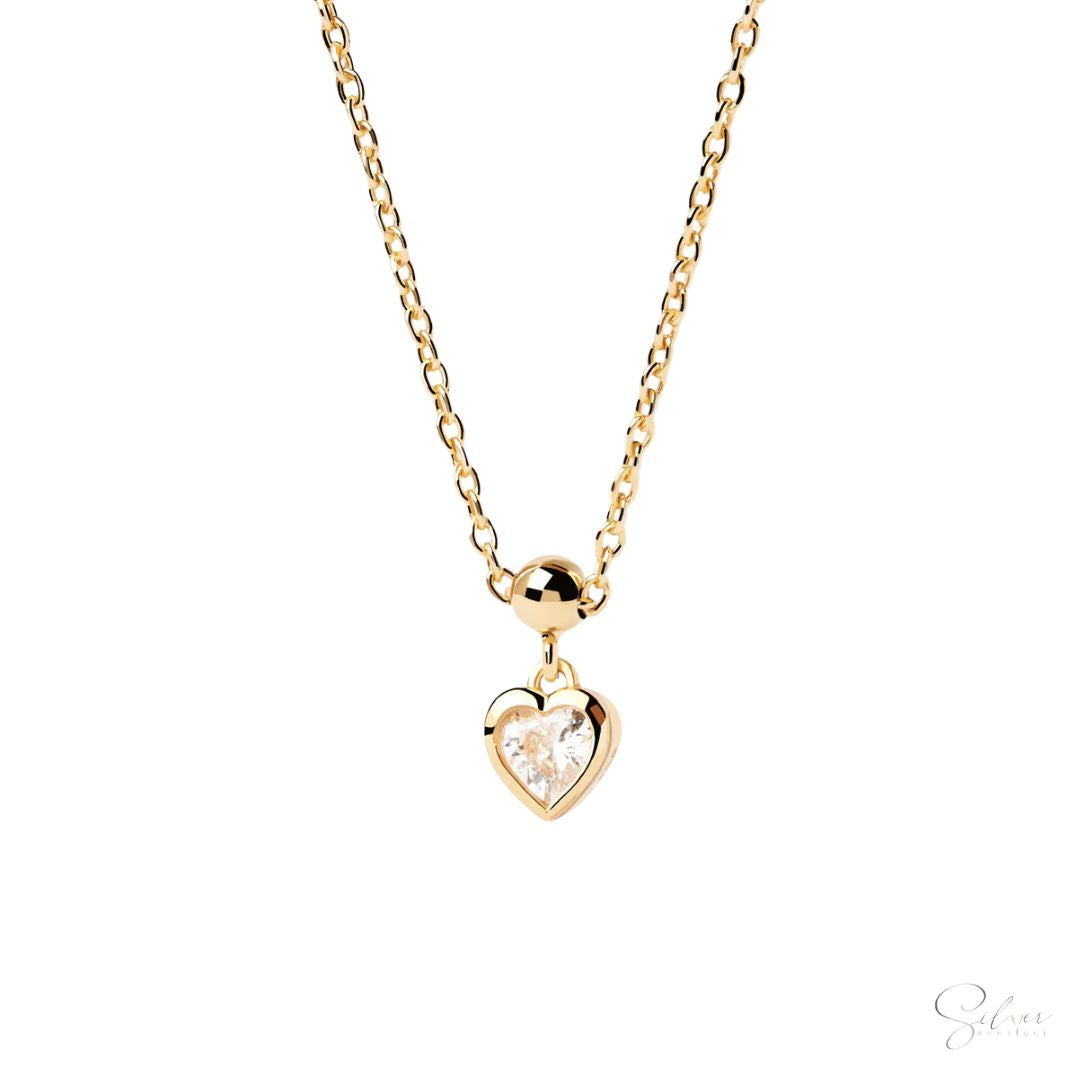 Mini Heart Charm - Handcrafted in Sterling Silver - Baza Boutique 