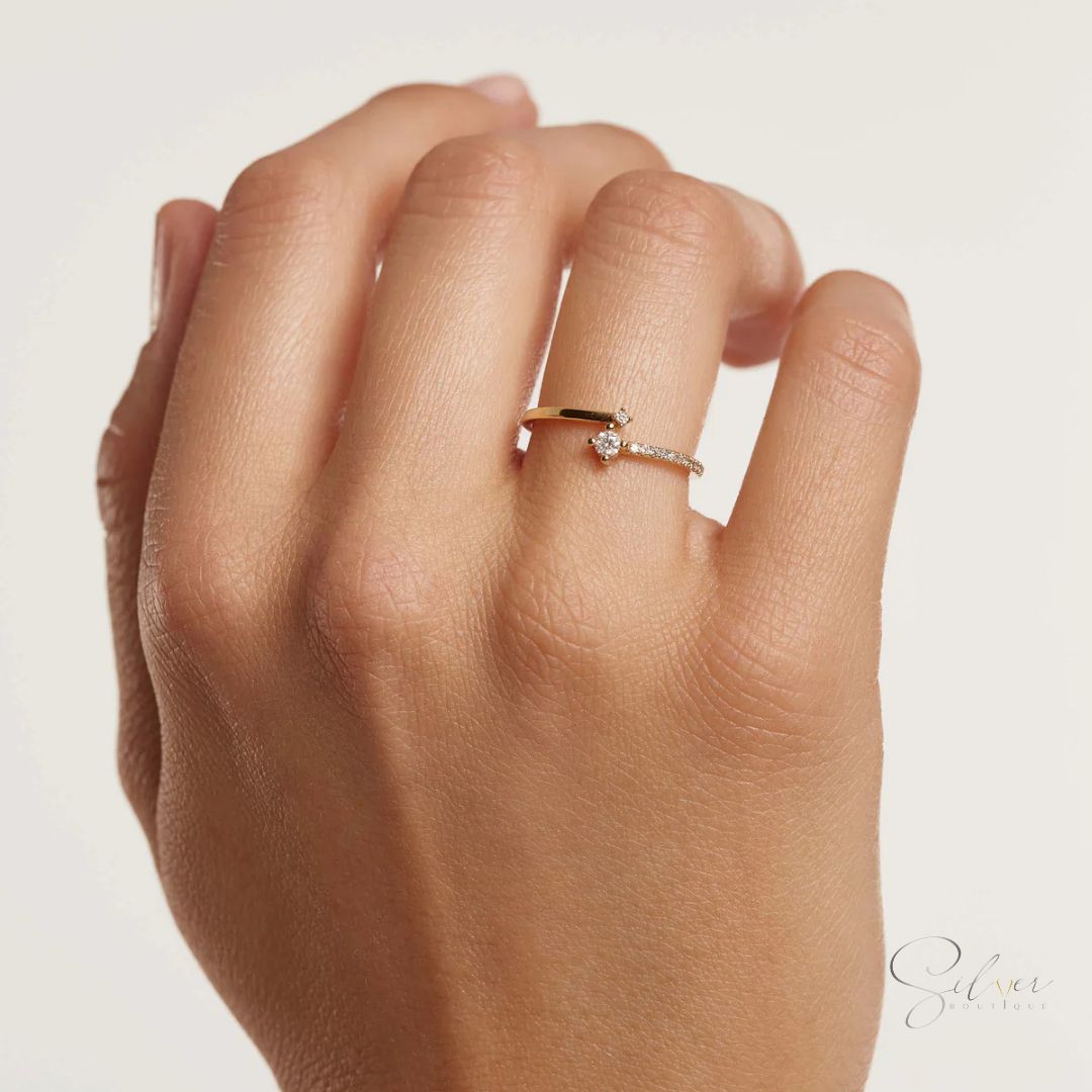 Swing Ring - Handcrafted in Sterling Silver - Baza Boutique 