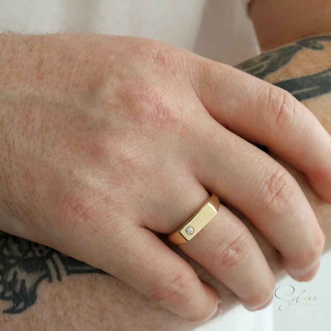 Rectangle Signet Ring
