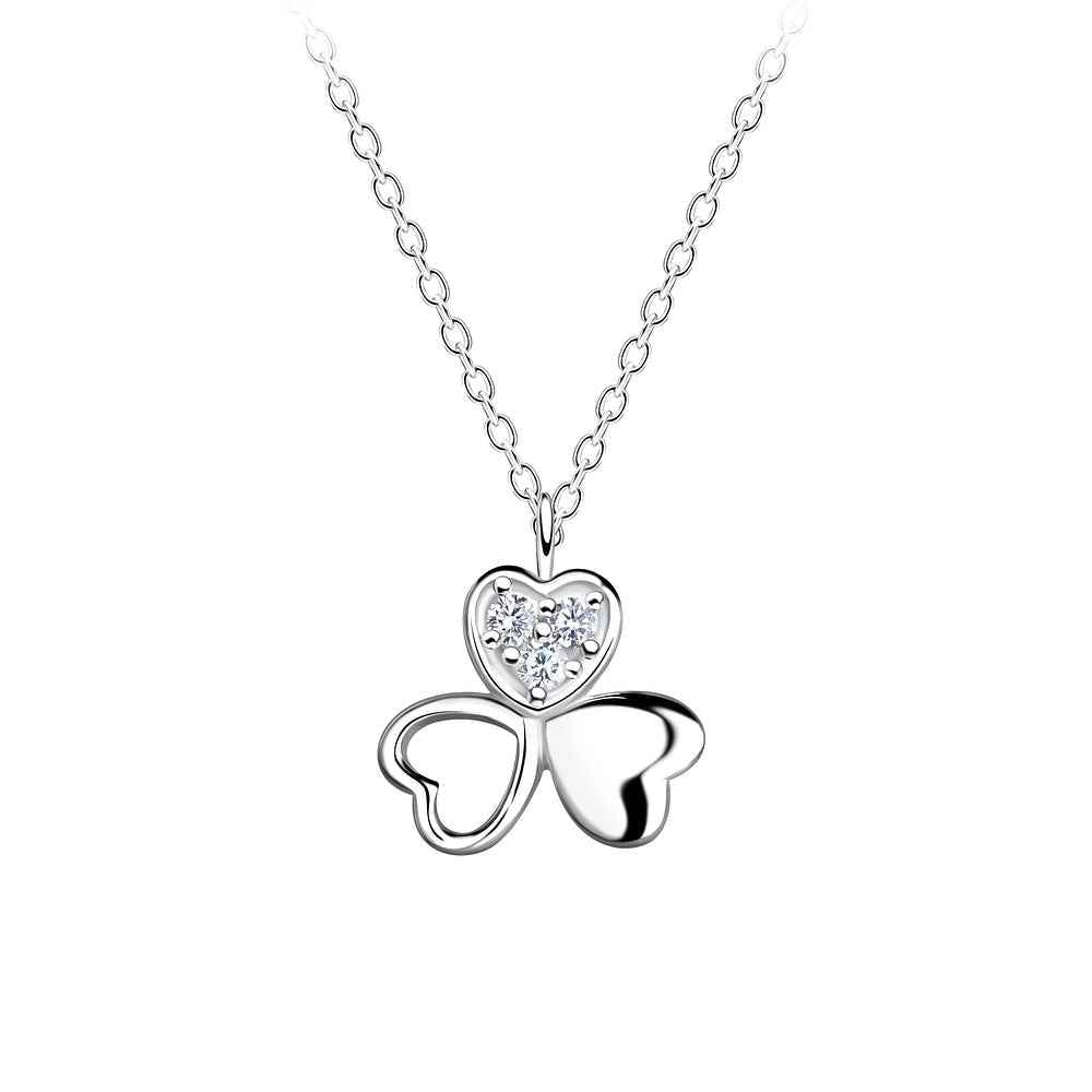 Silver Shamrock Necklace