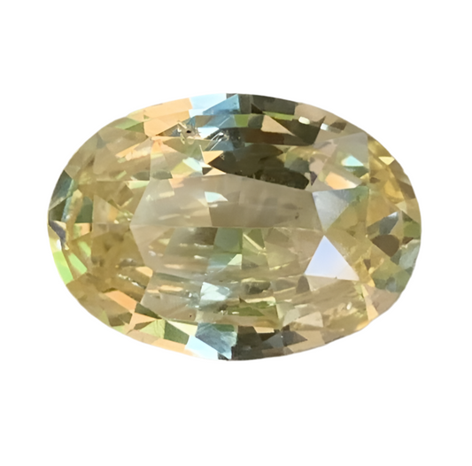 Natural Yellow Sapphire 3.81 Cts - (UH) - Baza Boutique 