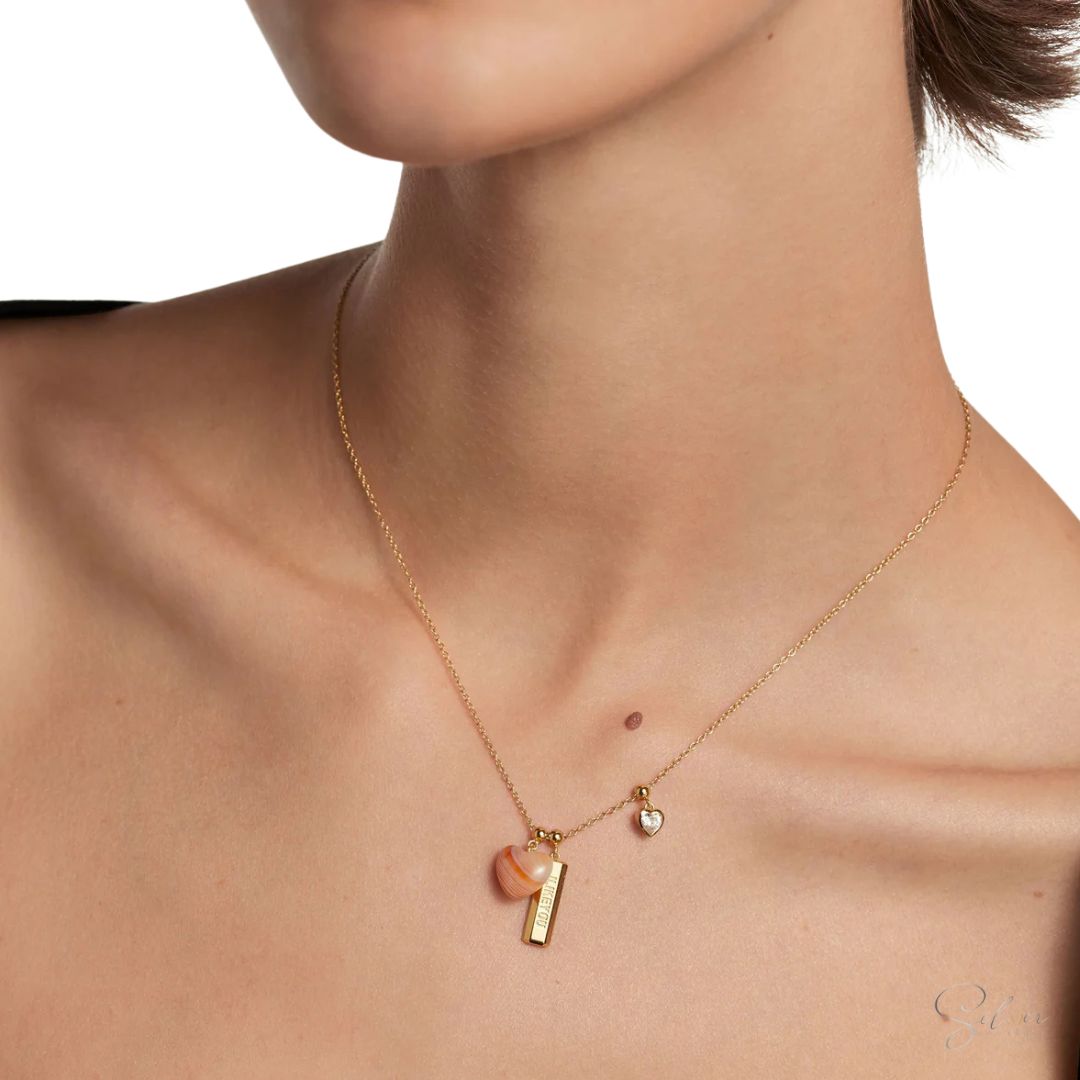 Mini Heart Charm - Handcrafted in Sterling Silver - Baza Boutique 