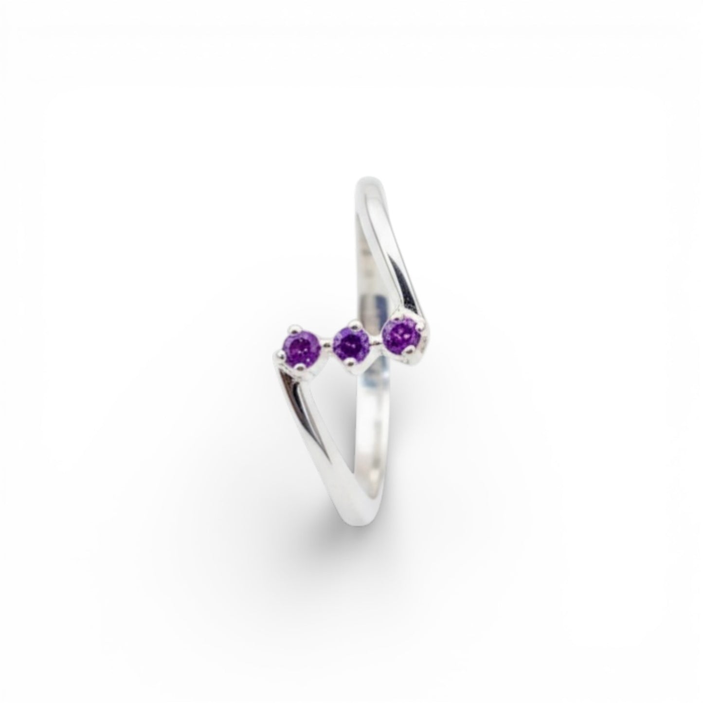 Amethyst Trio Ring