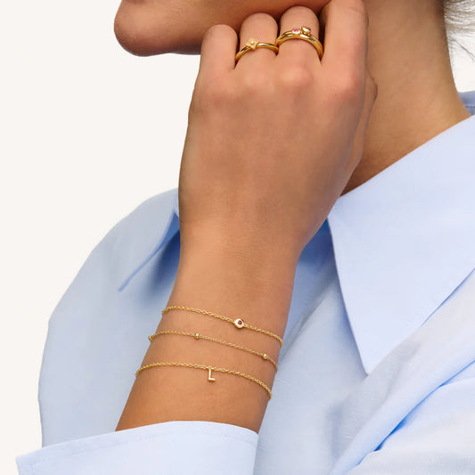 Fine Molten Birthstone Bracelet