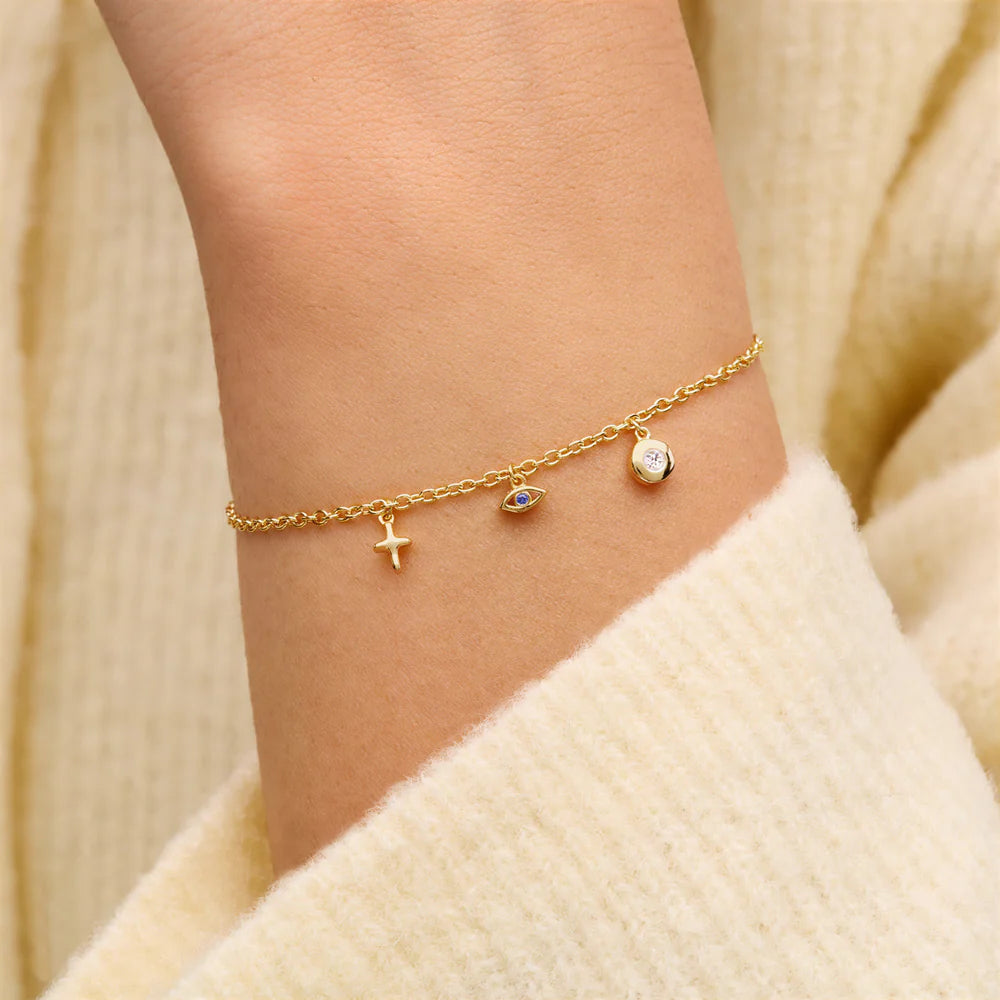 Made Mine Fine Charm Bracelet - Baza Boutique