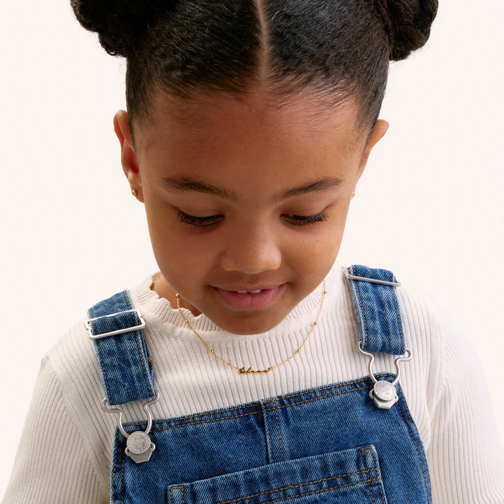 Kids Mini Signature Name Necklace - Baza Boutique
