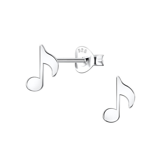 Music Note Stud Earrings