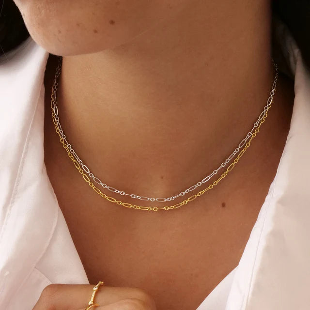 Horizon Link Necklace - Baza Boutique